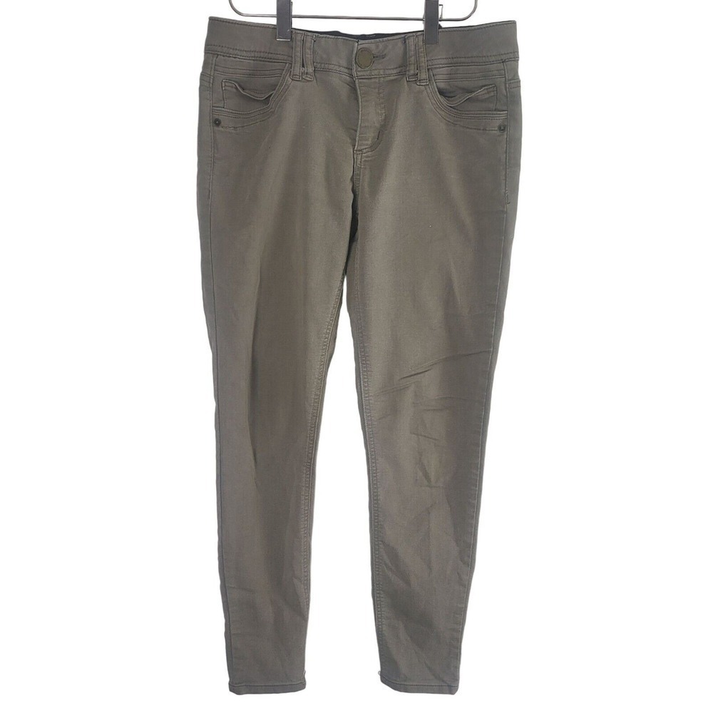 Democracy "Ab Technology" Jeans 4 Womens Grey Mid Rise Skinny Leg Bottoms